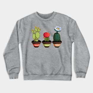 Pixel Cacti Crewneck Sweatshirt